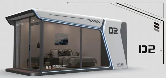Unique camping experience brought by space capsule