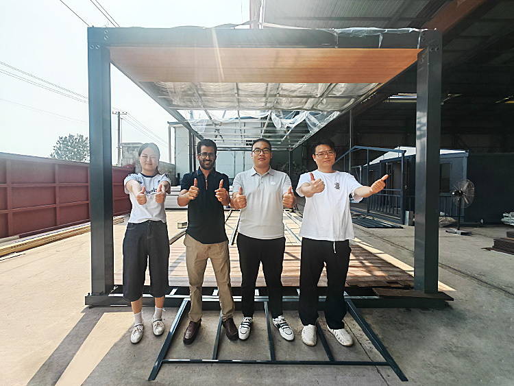 Demonstrating Strength Through Quality Inspection | Middle Eastern Client Visits Weifang Ante Steel Structure Engineering Co., Ltd.