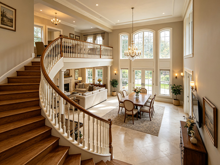 How can light-gauge steel villa interiors be both beautiful and functional?