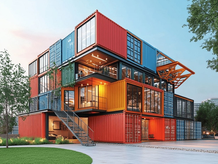 How Can Shipping Containers Be Transformed into Unique Commercial Spaces?
