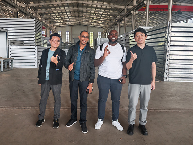 Deepening Cross-border Cooperation, French Clients Visit Weifang Ante Steel Structure for On-site Inspection